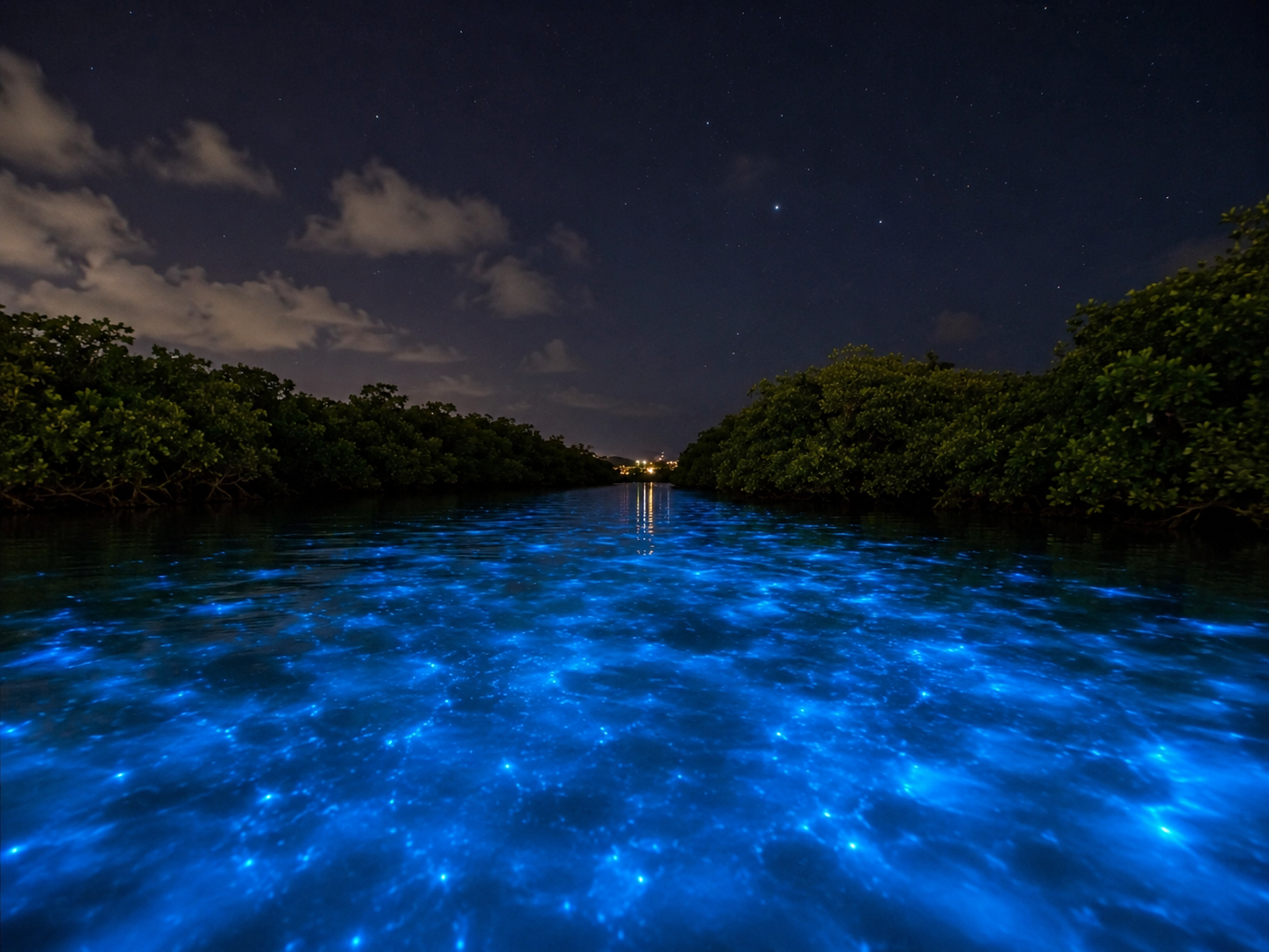 Kayak through Laguna Grande Bioluminescent Bay